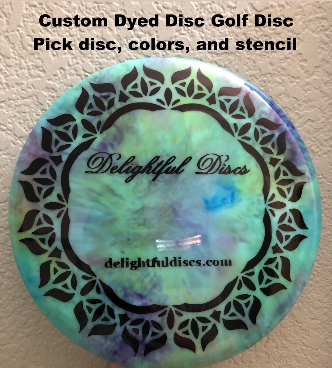 Custom Dyed Disc Golf Disc - Etsy