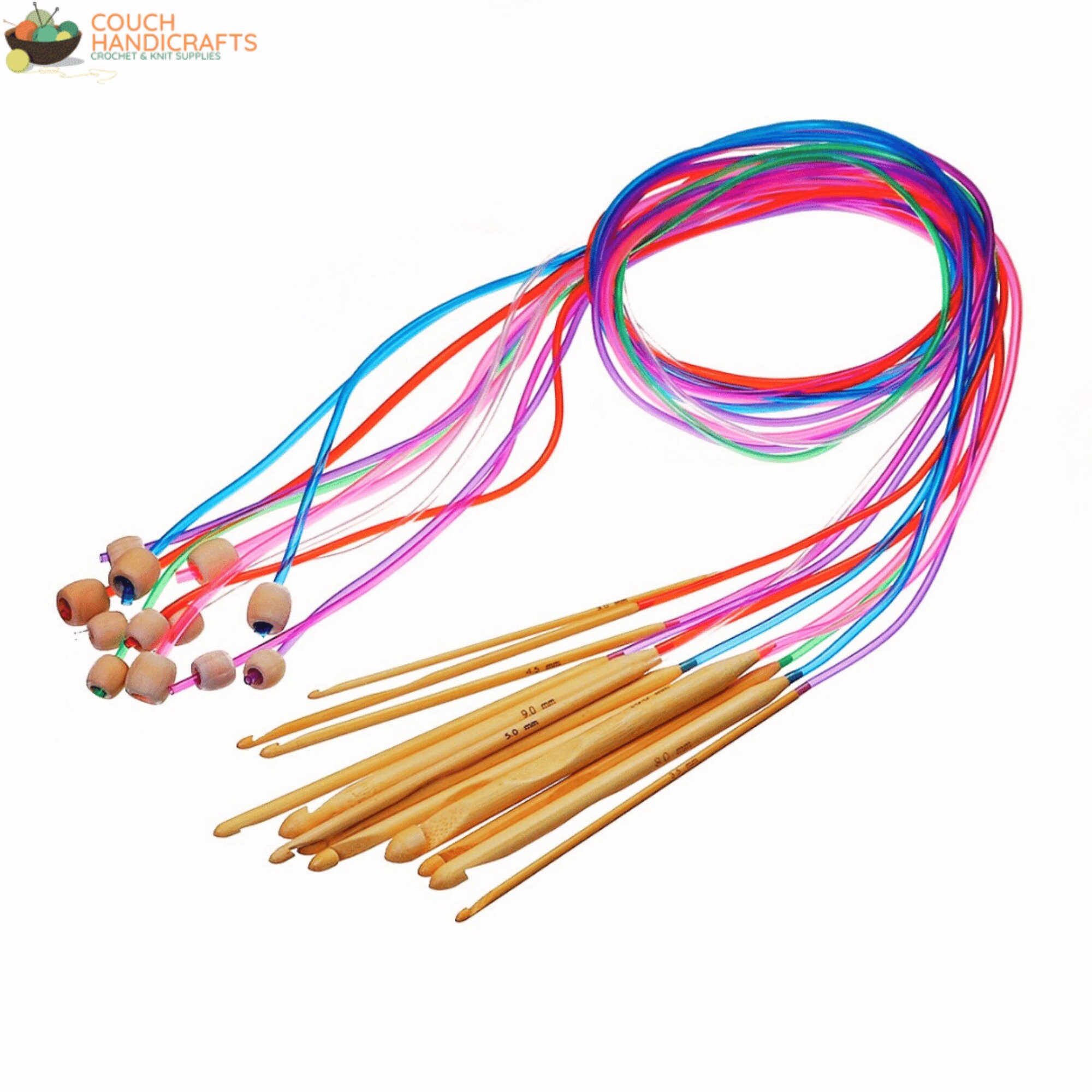 Tunisian Crochet Hook Set With Cable to Crochet Blanket Known Etsy