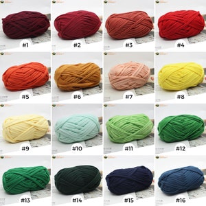 Recycled Jersey Polyester tshirt Yarn Skein