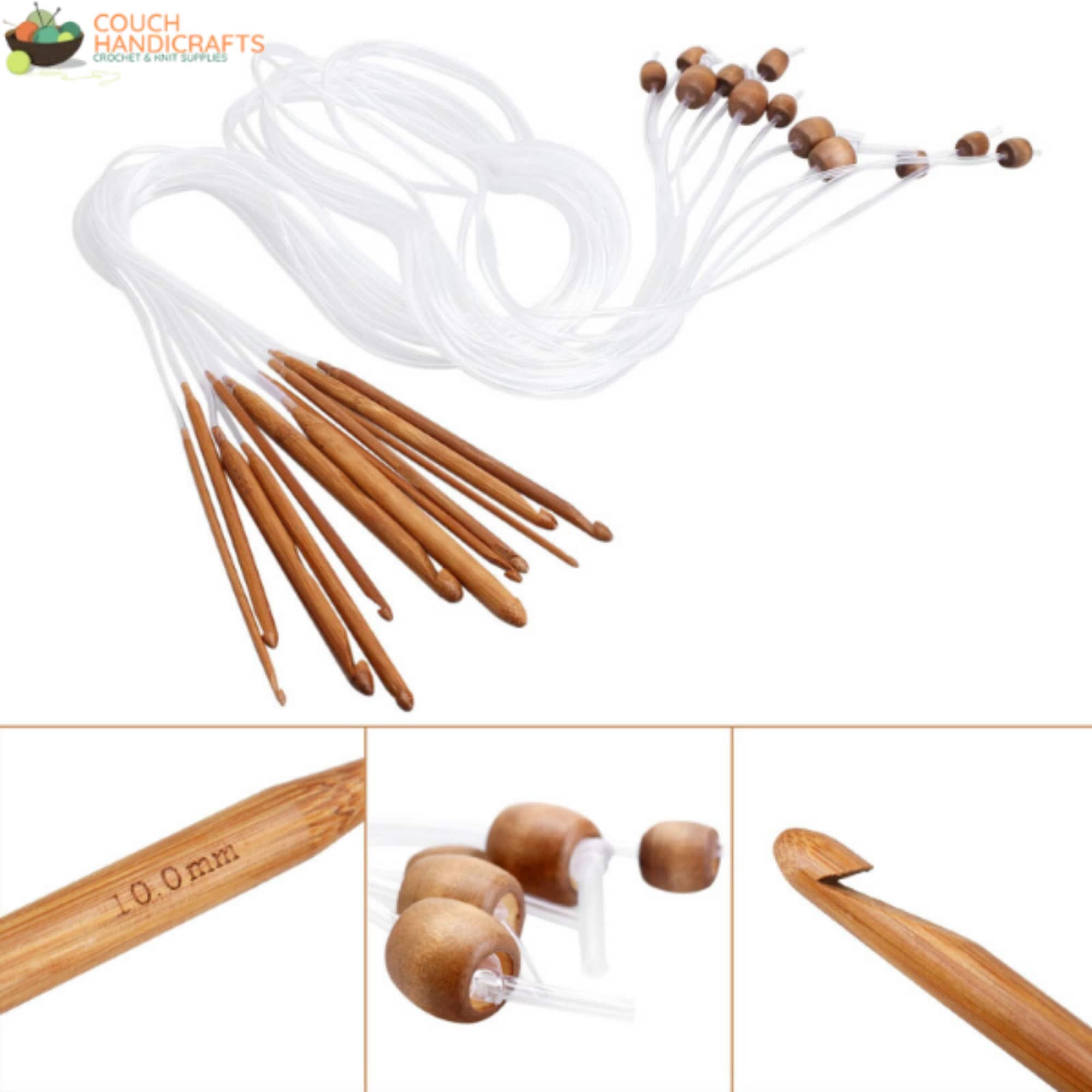 Buy Tunisian Crochet Hooks With Cable Chords, Wooden Hooks, Afghan Crochet,  Crochet Hook, Crochet Supplies, Crochet Accessories, Crochet Scarfs Online  in India 
