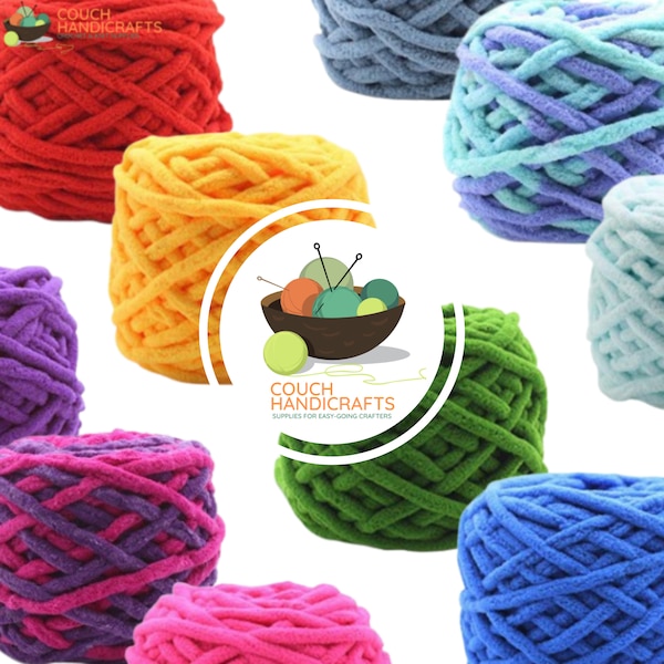 Chenille Yarn for Bedspread, Yarnart, Amigurumi, Plush, Baby Blankets and more