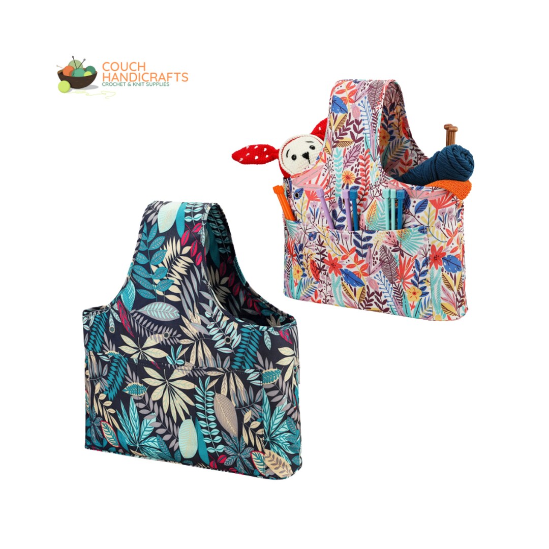 Yarn Project Drawstring Tote Bag for Knitting and Crochet Etsy