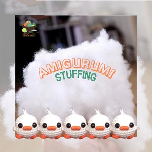 Premium Füllwatte für Amigurumi Häkeltiere - flauschig, weich, langlebig