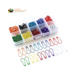 300 Knitting Stitch Markers, Knitting Accessory, Locking Stitch Markers, Stitch Marker Holder for Knitting and Crochet, Metal Stitch Holder