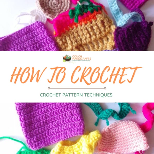 BeginnerCrochet Tutorial, Learn to Crochet Instruction Booklet: Instant Digital Download English & Spanish