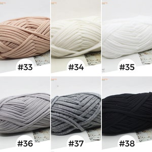 Recycled Jersey Polyester tshirt Yarn Skein