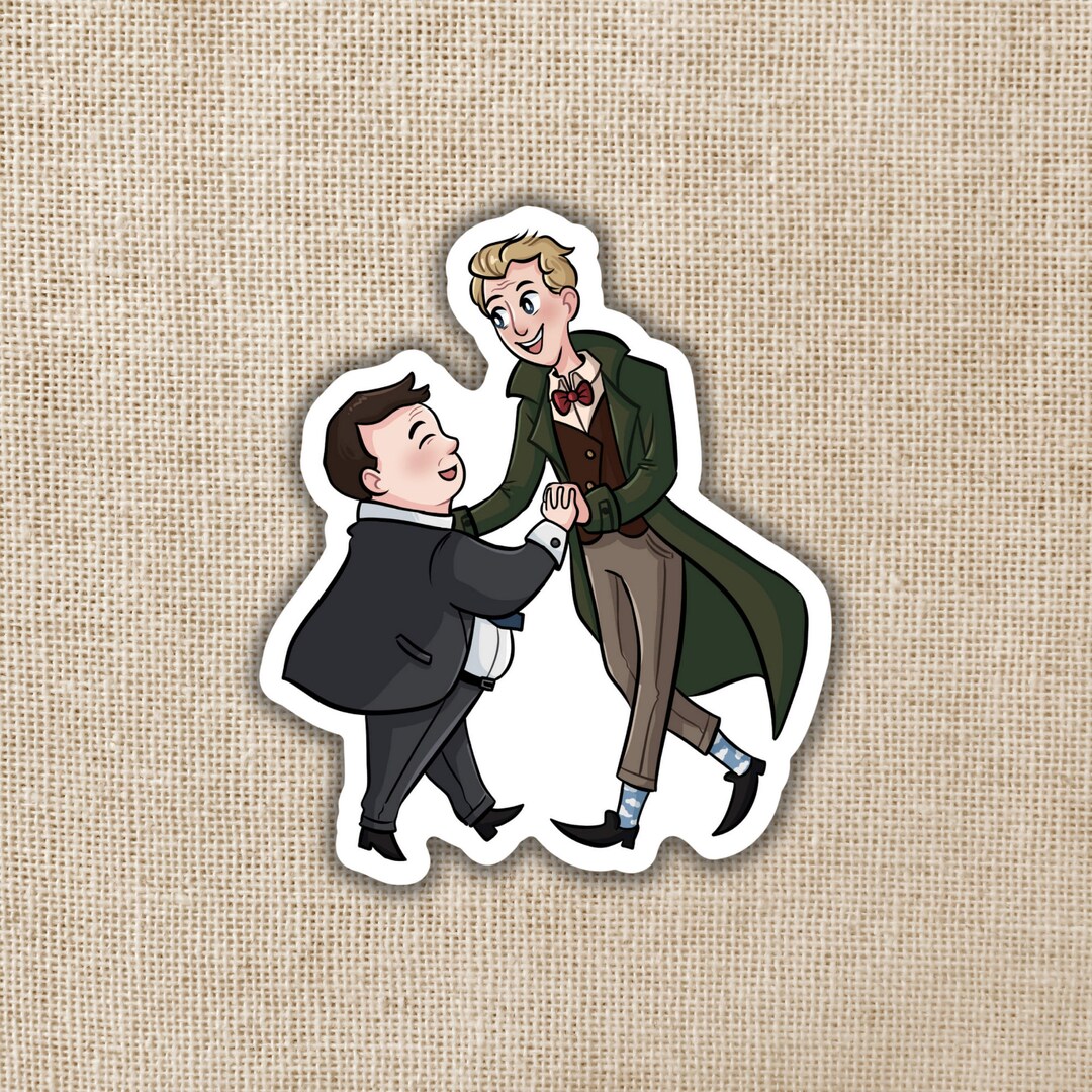 Arthur and Linus Dancing Sticker TJ Klune House in the Cerulean Sea Etsy