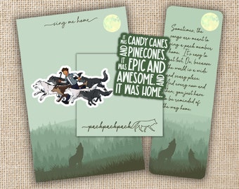 Wolfsong Gift Set | Stickers, Bookmark, Stationery Set