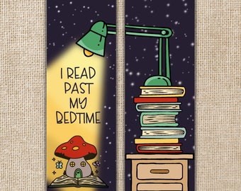 I Read Past My Bedtime Bookmark | Book Lover Gift