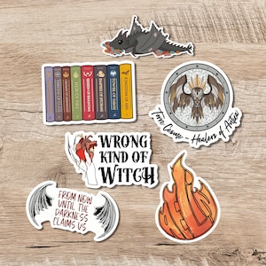 Throne of Glass 6 Sticker Pack