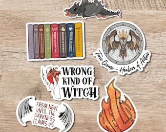 Throne of Glass 6 Sticker Pack