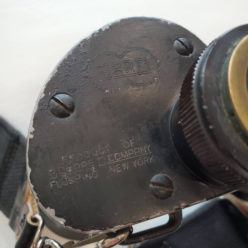WWII Sard 7x50 BU Aero US Navy Mark 21 Binoculars With Strap Etsy