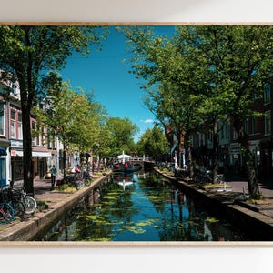 Bridges and Reflections, Netherlands Canal Serenity Art