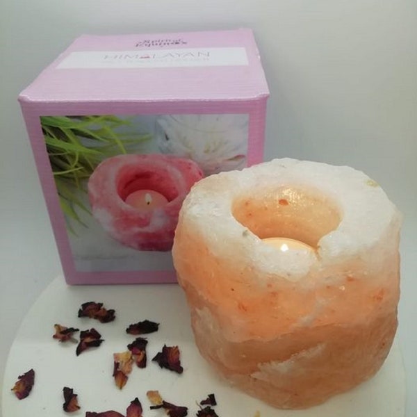 Himalayan Salt Candle Holder Etsy