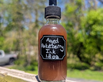 Aged Pokeberry-inkt 1,8 oz handgemaakt