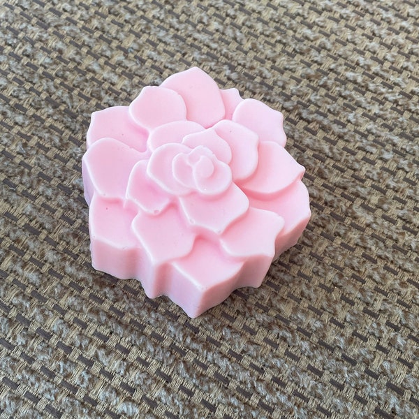 Flower shaped goats milk soap | rose soap | gift for mom | birthday present | natural  soap | cute large flower | handmade | Valentines day