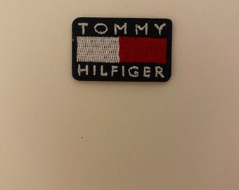 Parche estilo TOMMY bandera iron patch HILFIGER flag logo