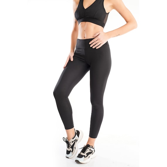 VERY WELL High Waisted Gym Leggings for Women With Zip Pocket