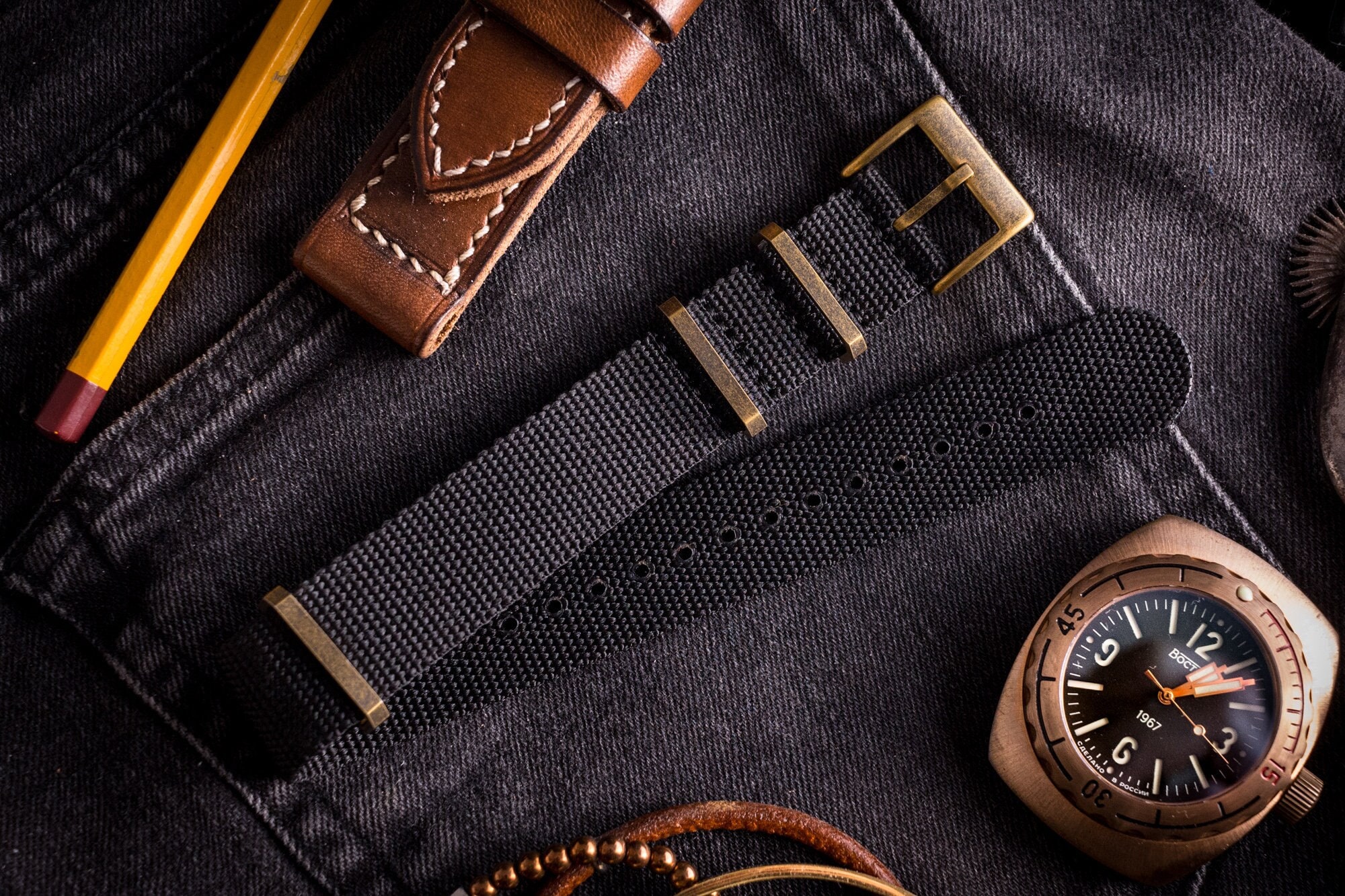 Nato strap bronze best sale buckle