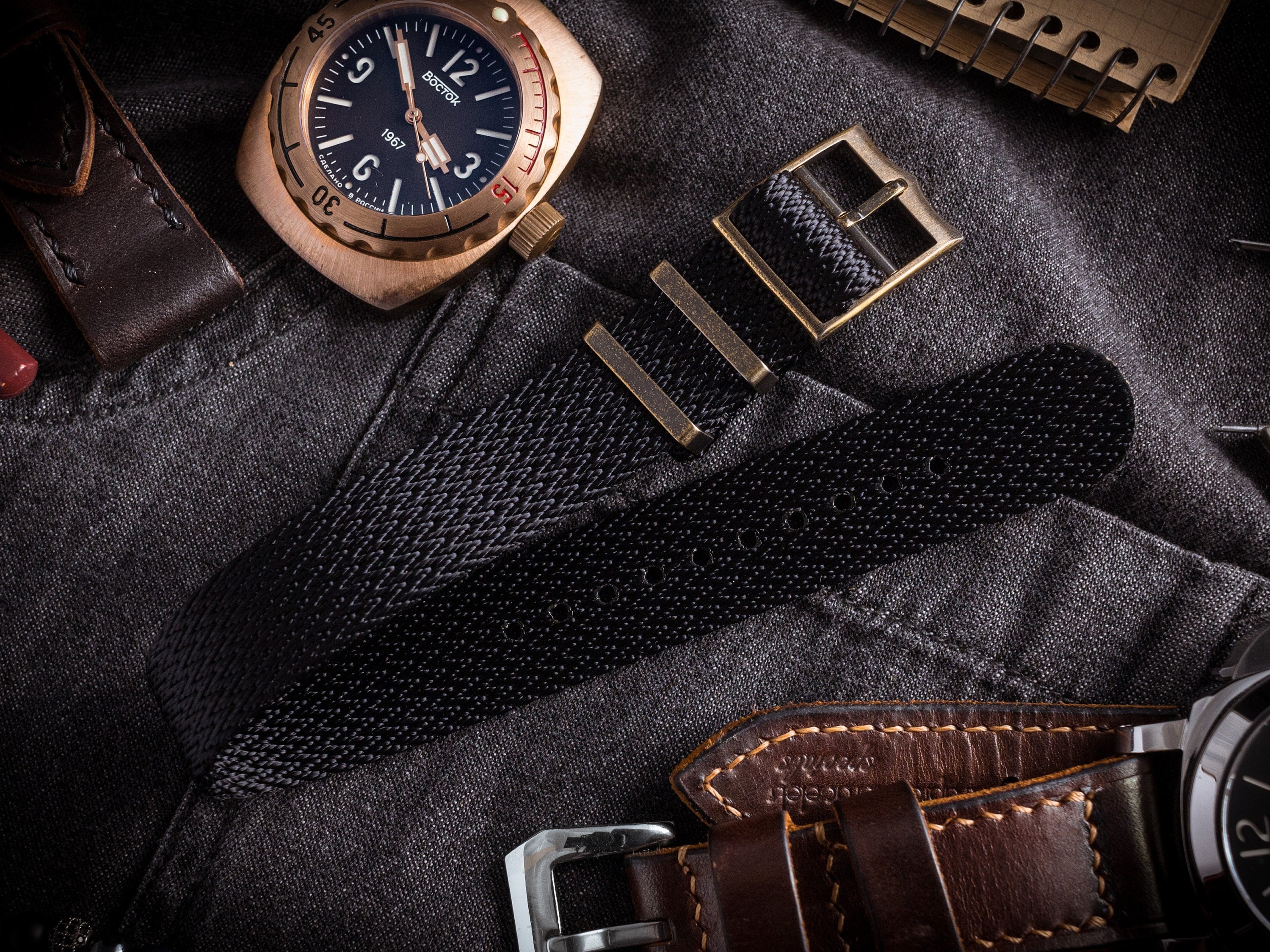 Nato strap bronze best sale hardware