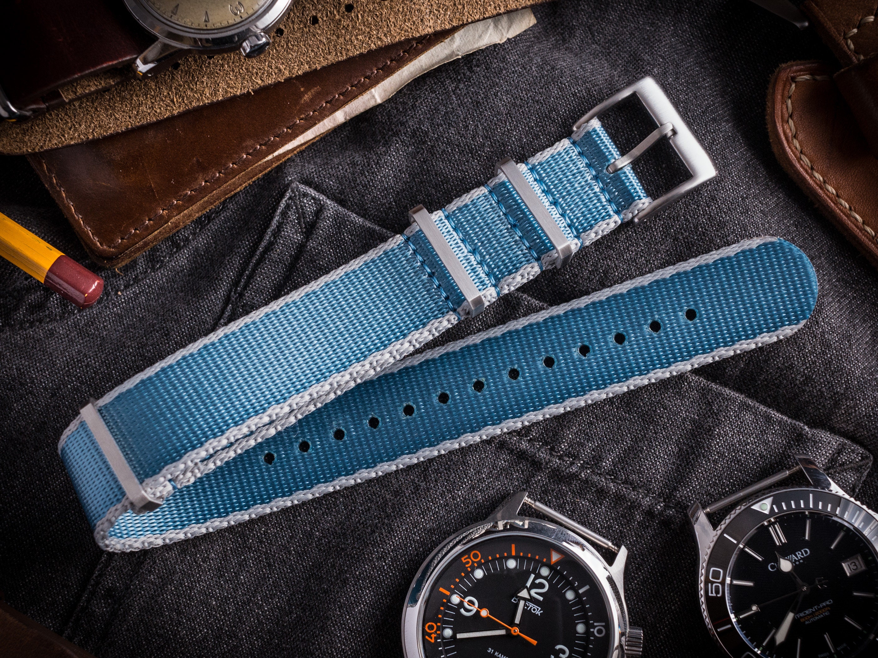 Blue Omega Nato Etsy Canada