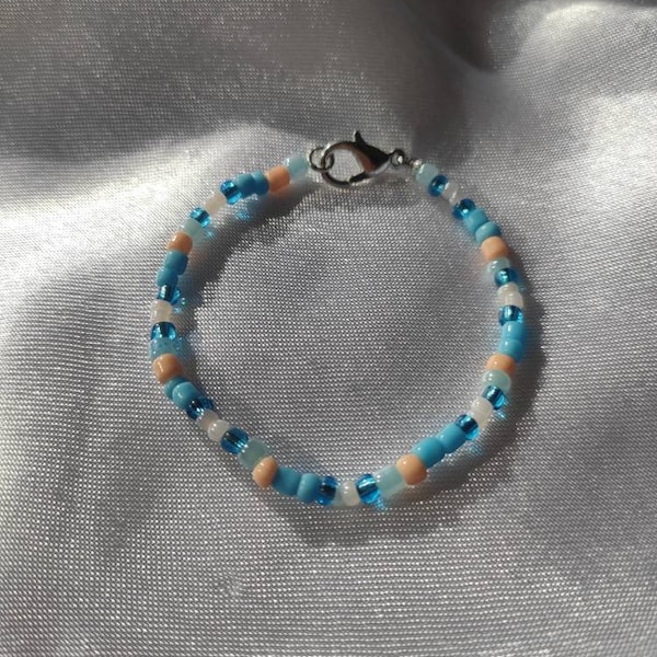 Bracelet enfant - Bracelet en perles  de rocailles