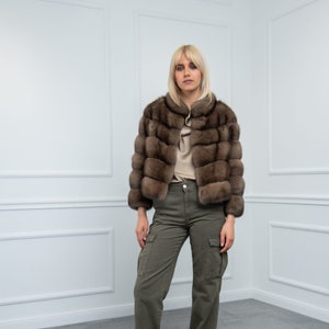 Sobol fur coat deals