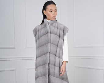 MINK FUR VEST!Order Any color!Brand New Real Natural Genuine Fur MINK FUR VEST!Order Any color!Brand New Real Natural Genuine Fur