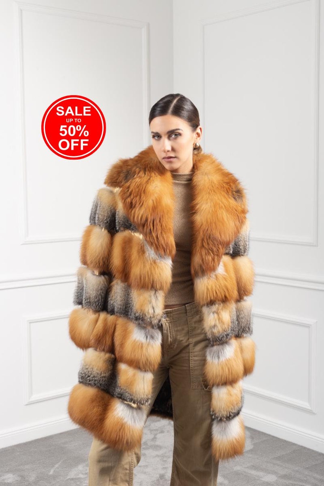 Treat Ürself fox fur coat Treat ürself Treat Ürself fox fur coat