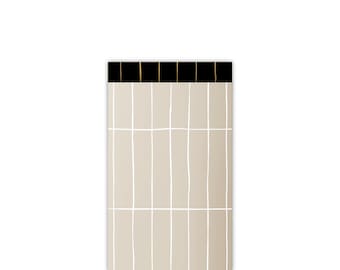 Geschenktüten Kacheln Klein Gold/Weiß, Papiertüten, Geschenkverpackung, Kraftpapier, Geschenktütchen, Verpackungstüte