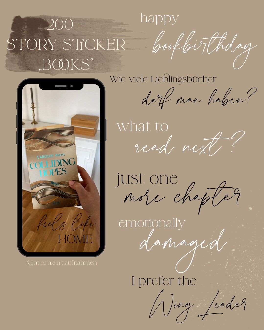 240+ Instagram Story Sticker "books" | Black & White | 240+ PNG Sticker ...