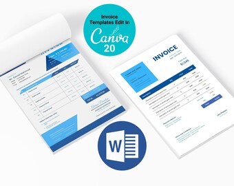 Invoice Template Printable | Modern Invoice | Editable Template | Services Invoice | Business invoice |Payment Invoice |Order Form