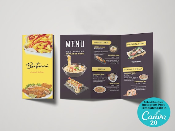 food brochure design inspiration