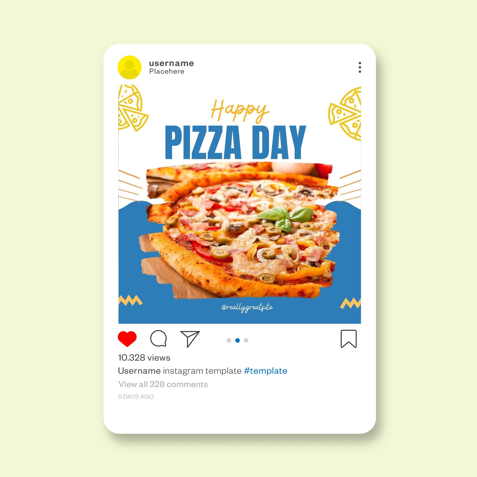 Editable Food Instagram Template,food Instagram Story,social Media Post ...