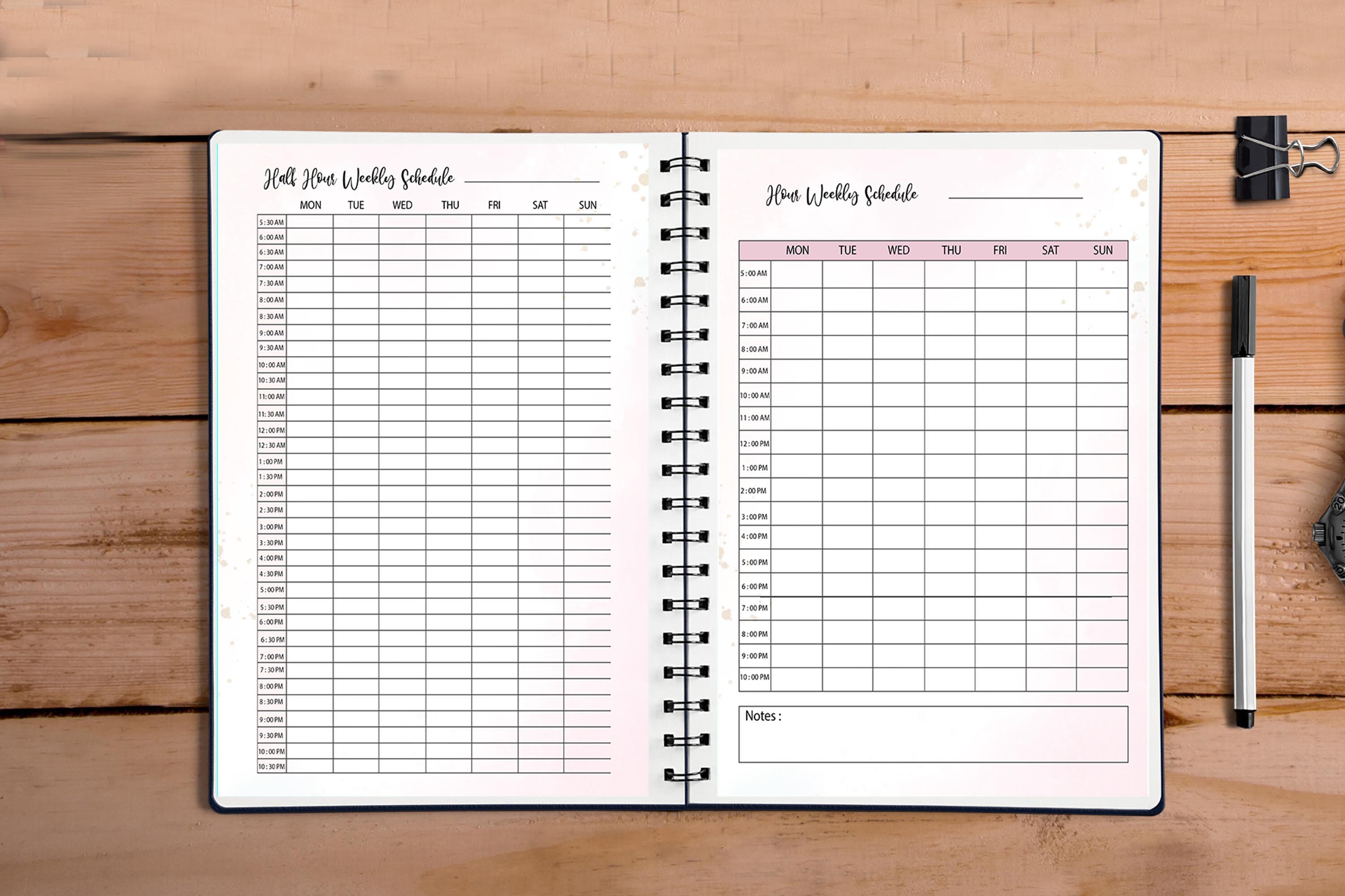 Daily Weekly Monthly Planner,printable Planner,monthly Overview ...
