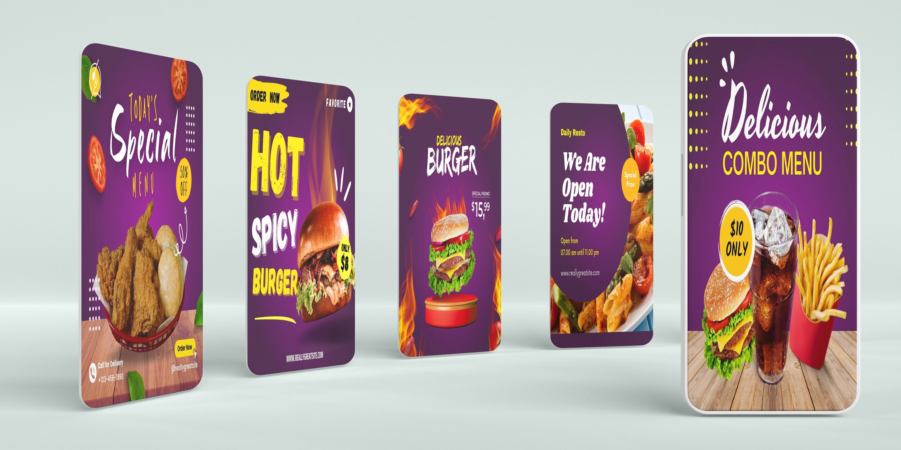Food Instagram Story,editable Restaurant Instagram Posts, Food ...
