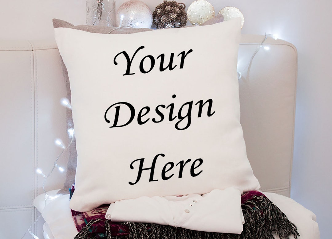 Pillow Mockupcustomize Pillow Words and Letterscreate Your Etsy