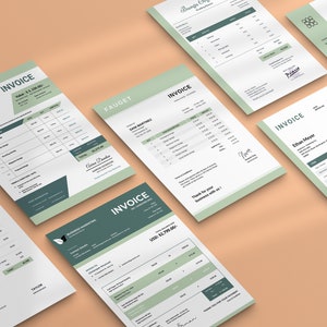 Custom Invoice Template, Printable Invoice, Invoice Form, Canva Invoice ...