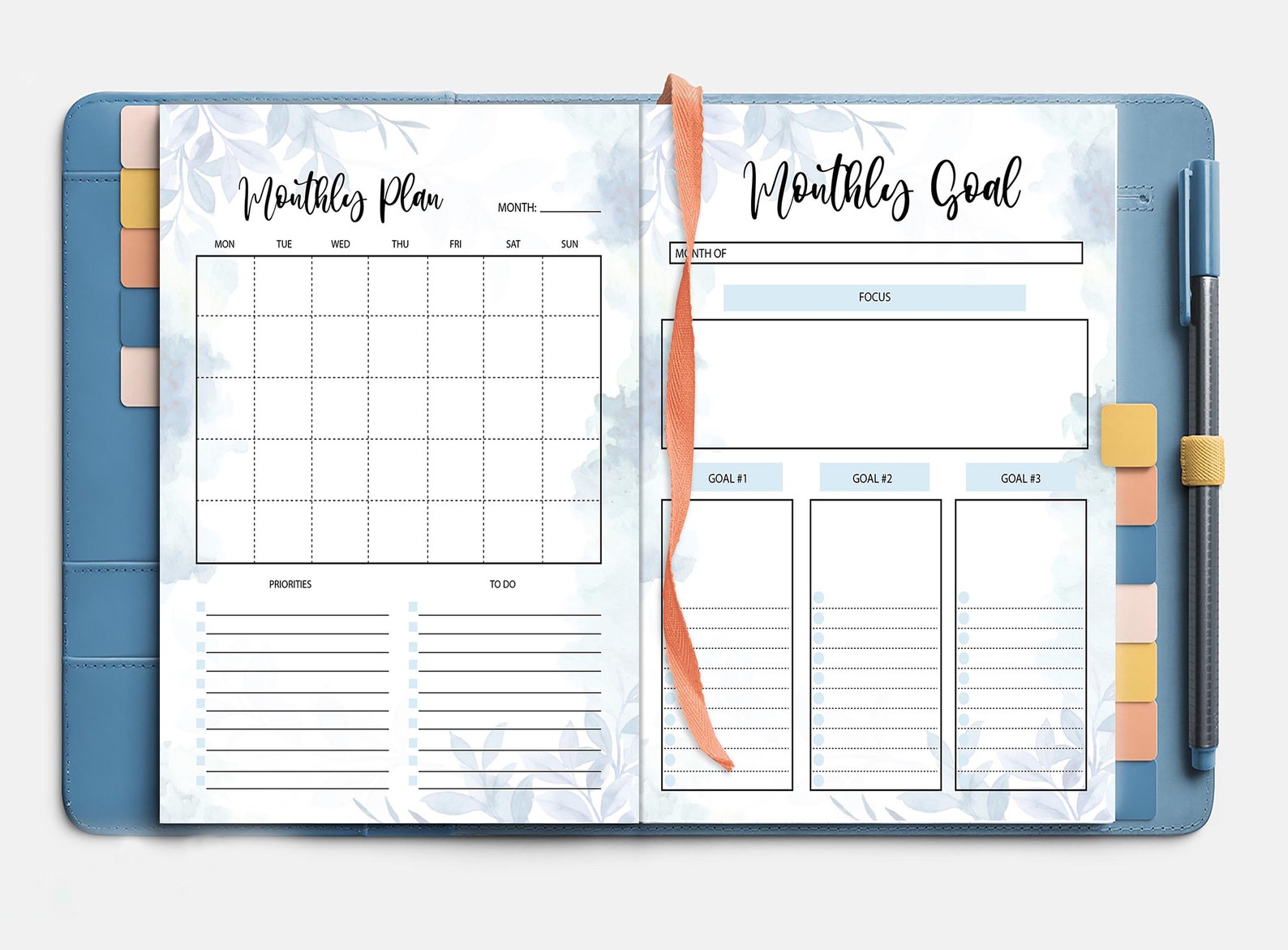 Daily, Weekly, Monthly Planner, Printable Planner, Half Hour Weekly ...