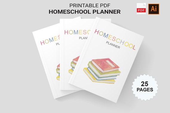 Homeschool Planner Editable Homeschool Planner Printable - Etsy