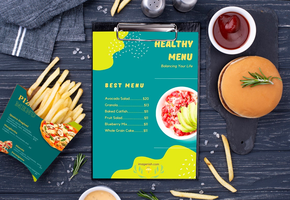 Restaurant Food Menu Template Cafe Menu Template Editable DIY Menu