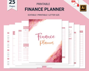 Finance Planner,Finance Planner Bundle,Finance Planner Printable,Budget Binder,Budget Organizer,Budget Plan,Budget Planner Templates