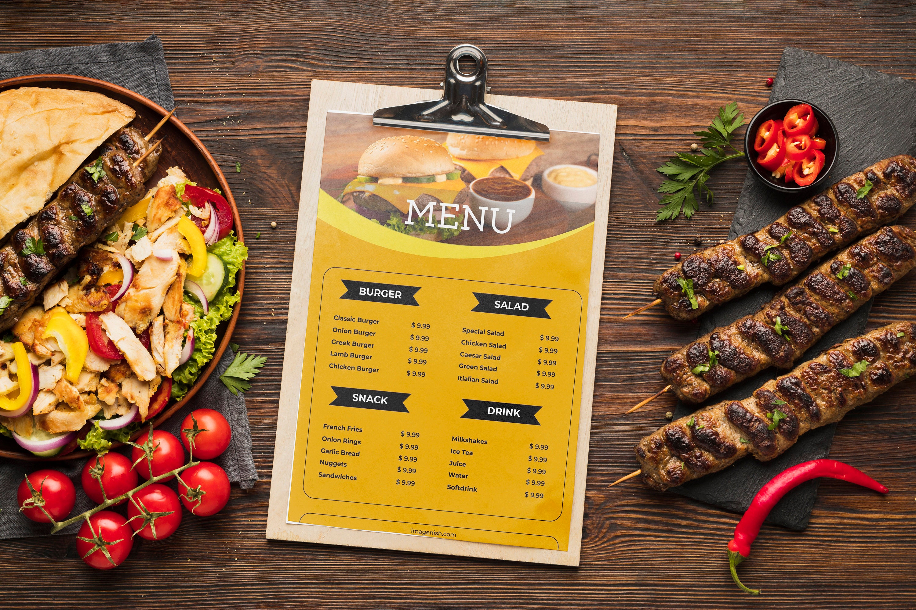 Food Menu Templatecoffee Menu Template DIY Restaurant Menu Etsy