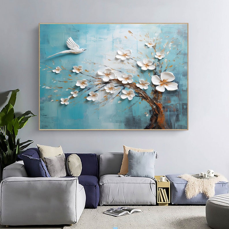 3D Tree Wall Art for Home Decor, Abstract Wall Art Printable ,set of 3 ...