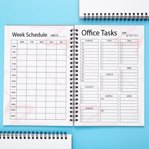 Office Organizer Printable | Office Work Planner | Office Task Tracker ...