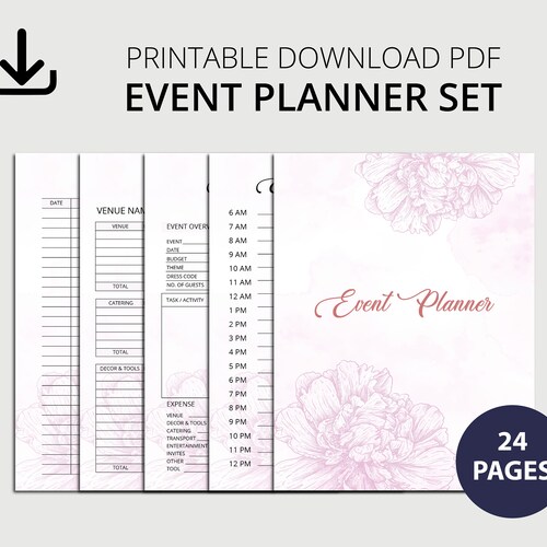 Event Planner Template Printable Event Planner Party - Etsy
