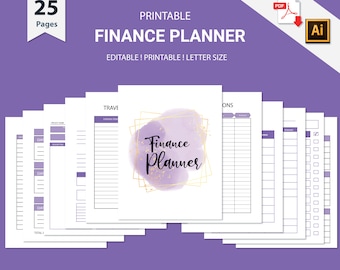 Budget Planner,Finance Planner, Finance Tracker, Finance Planner Printable,Financial Planner,Monthly Budget,Budget Planner Templates