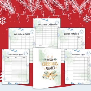 Printable Christmas Planner,christmas Organizer,christmas Binder ...