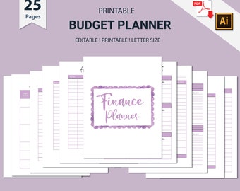 Budget Planner, Finance Planner, Financial Planner, Budget Tracker,Finance Bundle,Budget Planner,Printable,budget planner binder