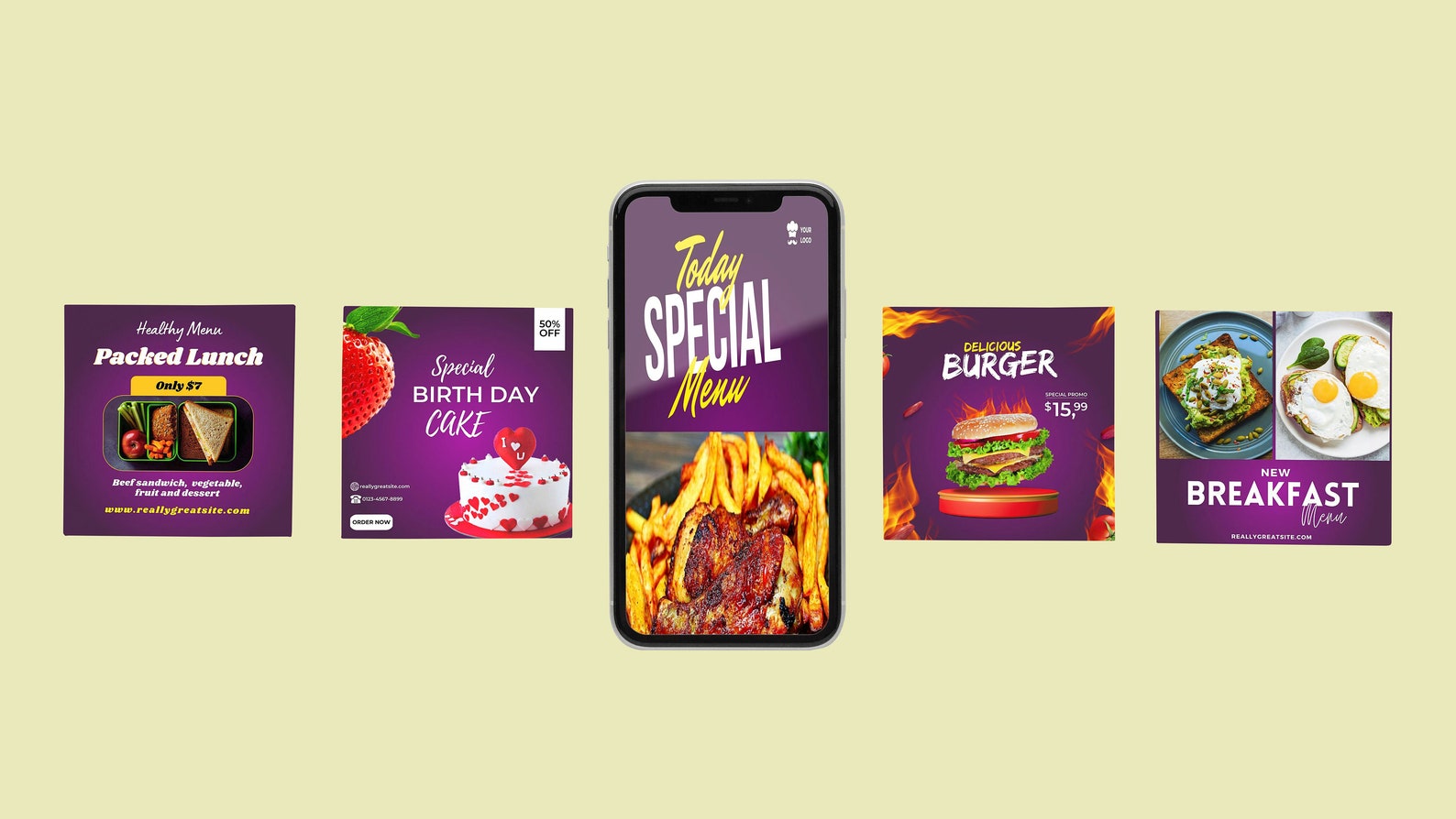 Food Instagram Story,editable Restaurant Instagram Posts, Food ...